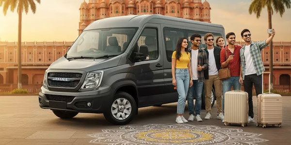 Wedding Travel Force Urbania 17 Seater Van rajasthan